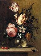 Hans Bollongier, Flowers in a Vase